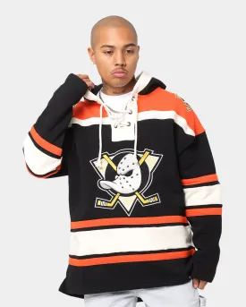 47 Brand Anaheim Ducks NHL Lacer Hoodie Jet Black/White/Orange