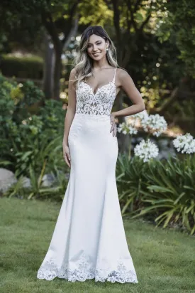 Allure Bridals Stunning Lace Applique Ball Gown - Dress 9910