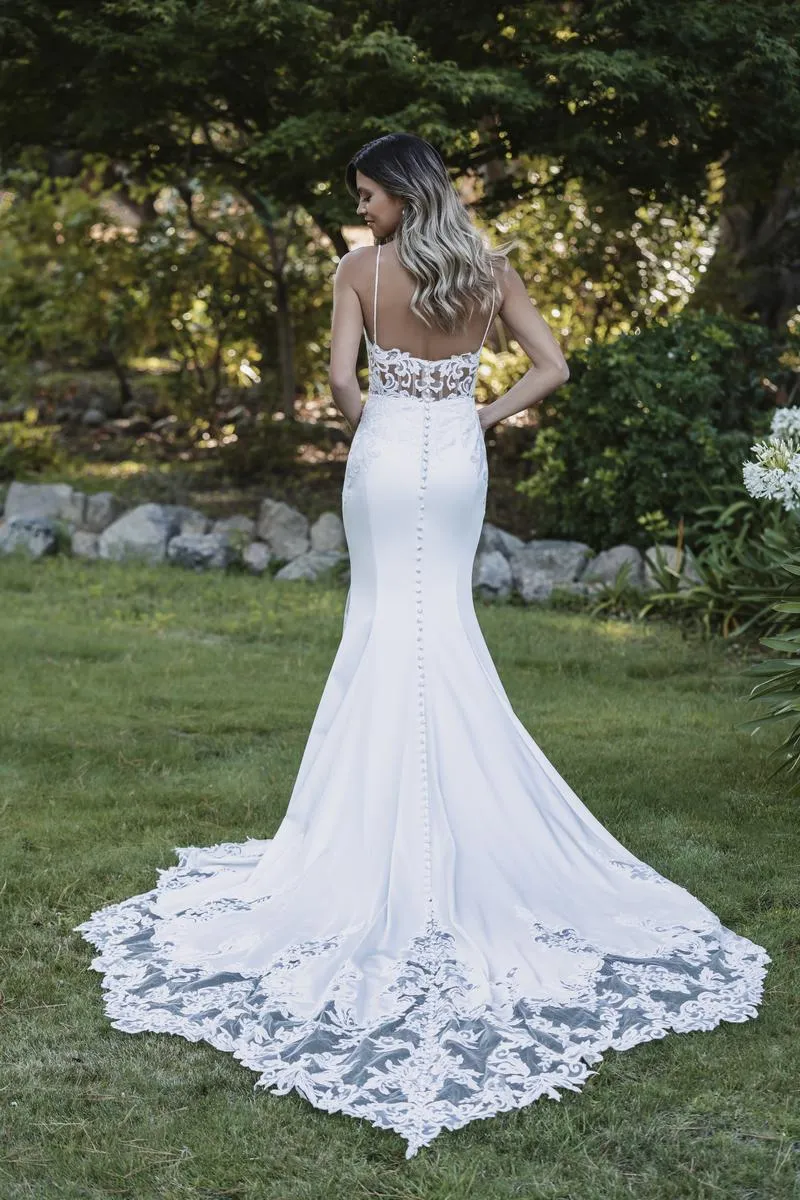 Allure Bridals Stunning Lace Applique Ball Gown - Dress 9910