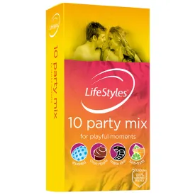 Ansell LifeStyles Party Mix Latex Condoms