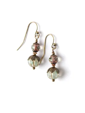 Antiqued Czech Glass Stack Dangles by Anne Vaughan