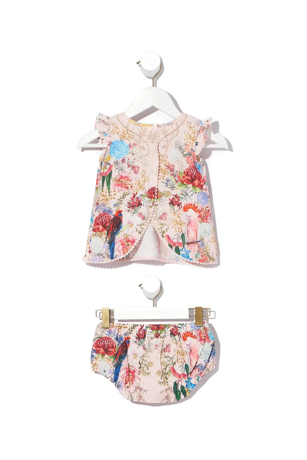 BABIES TOP AND BLOOMER SET LITTLE LAMINGTON