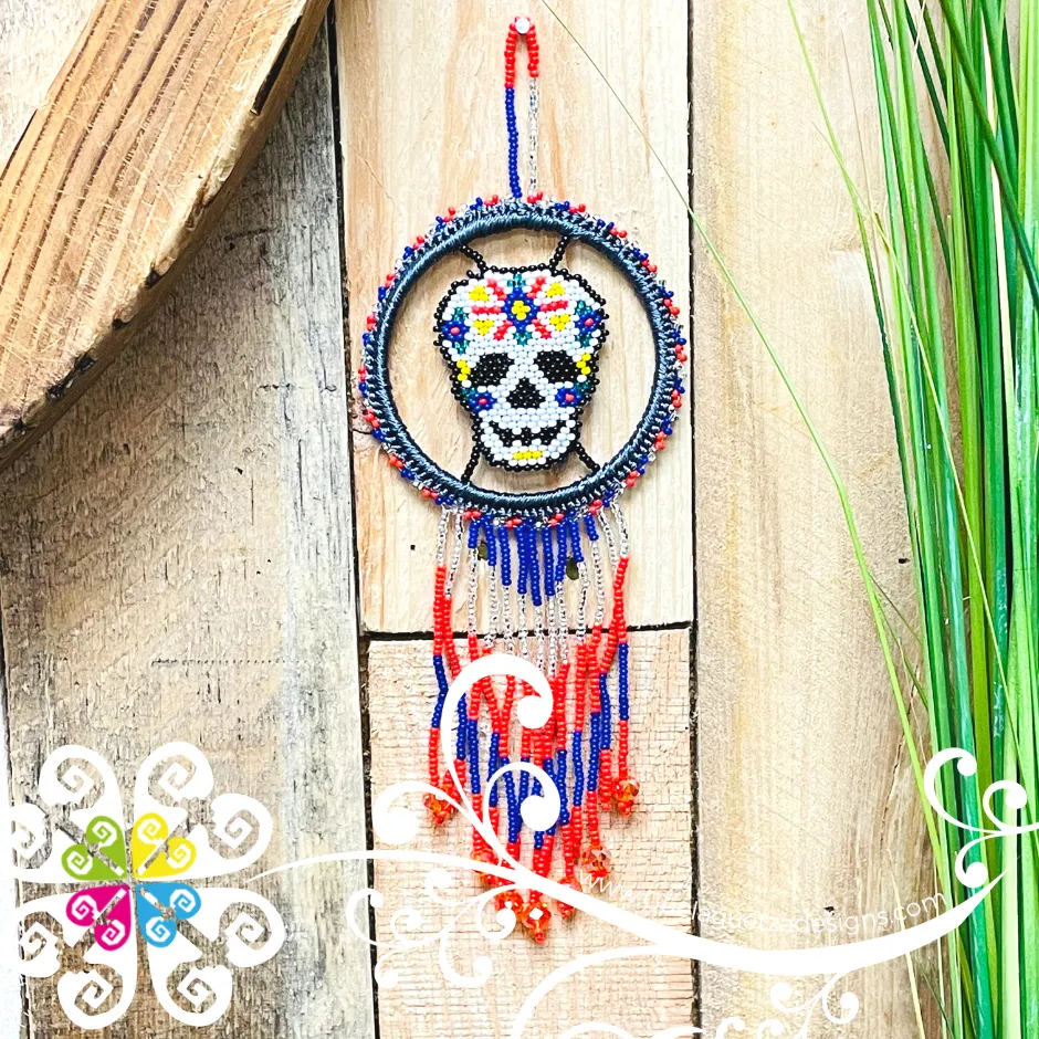 Beaded Dream Catcher - Huichol Art