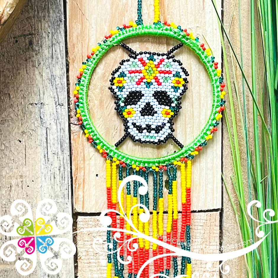 Beaded Dream Catcher - Huichol Art