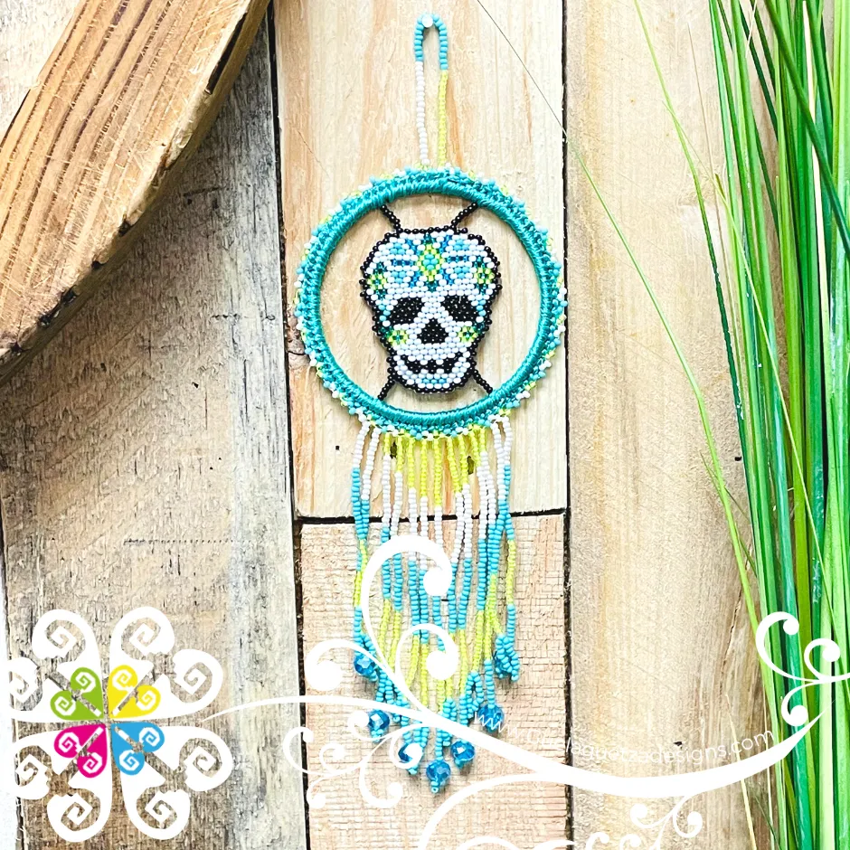 Beaded Dream Catcher - Huichol Art