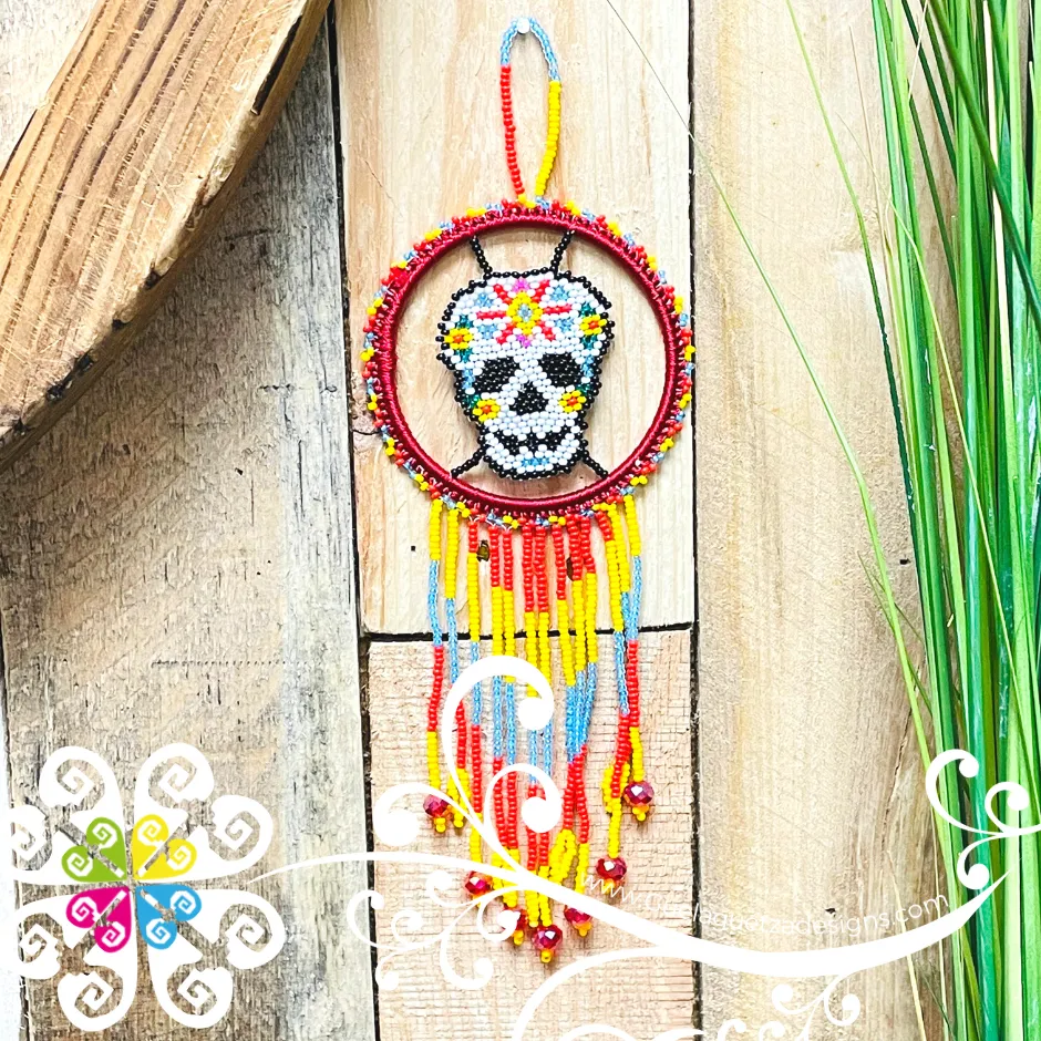 Beaded Dream Catcher - Huichol Art