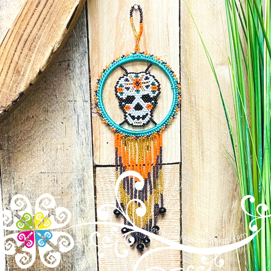 Beaded Dream Catcher - Huichol Art