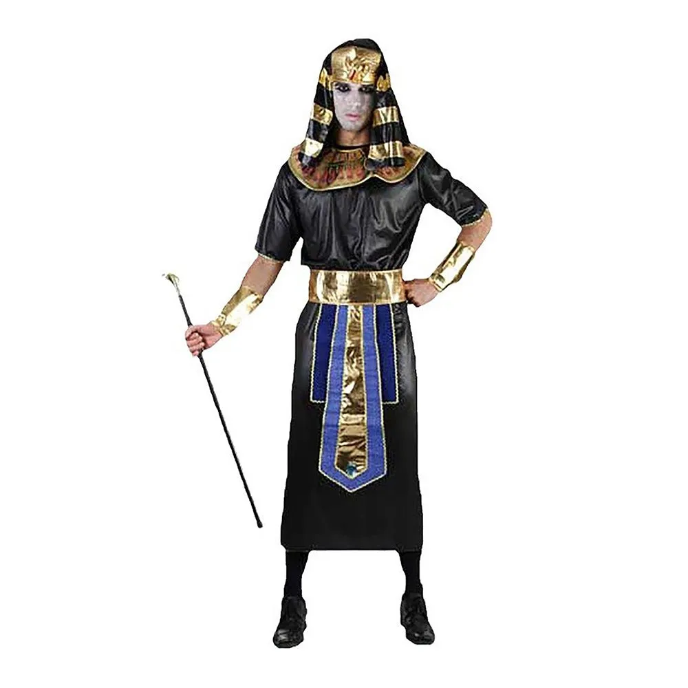 Black Egyptian King Adults Halloween Costume Dress Up