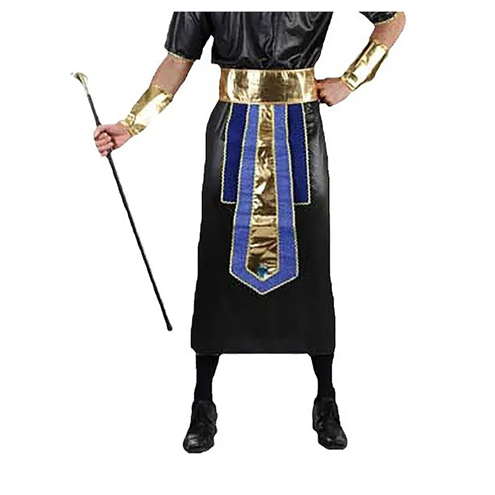 Black Egyptian King Adults Halloween Costume Dress Up