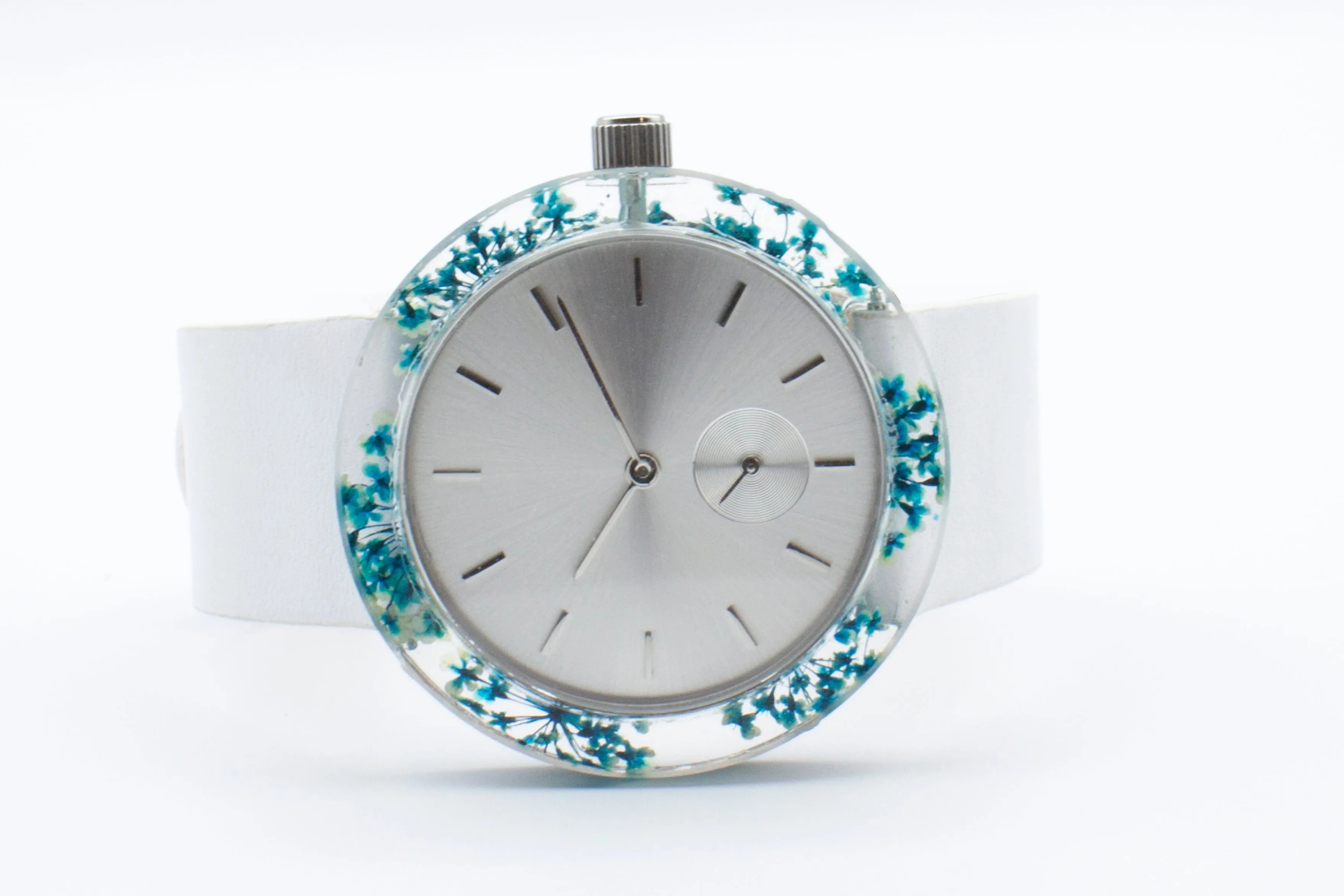 Blue Queen Anne's Lace Botanist Watch