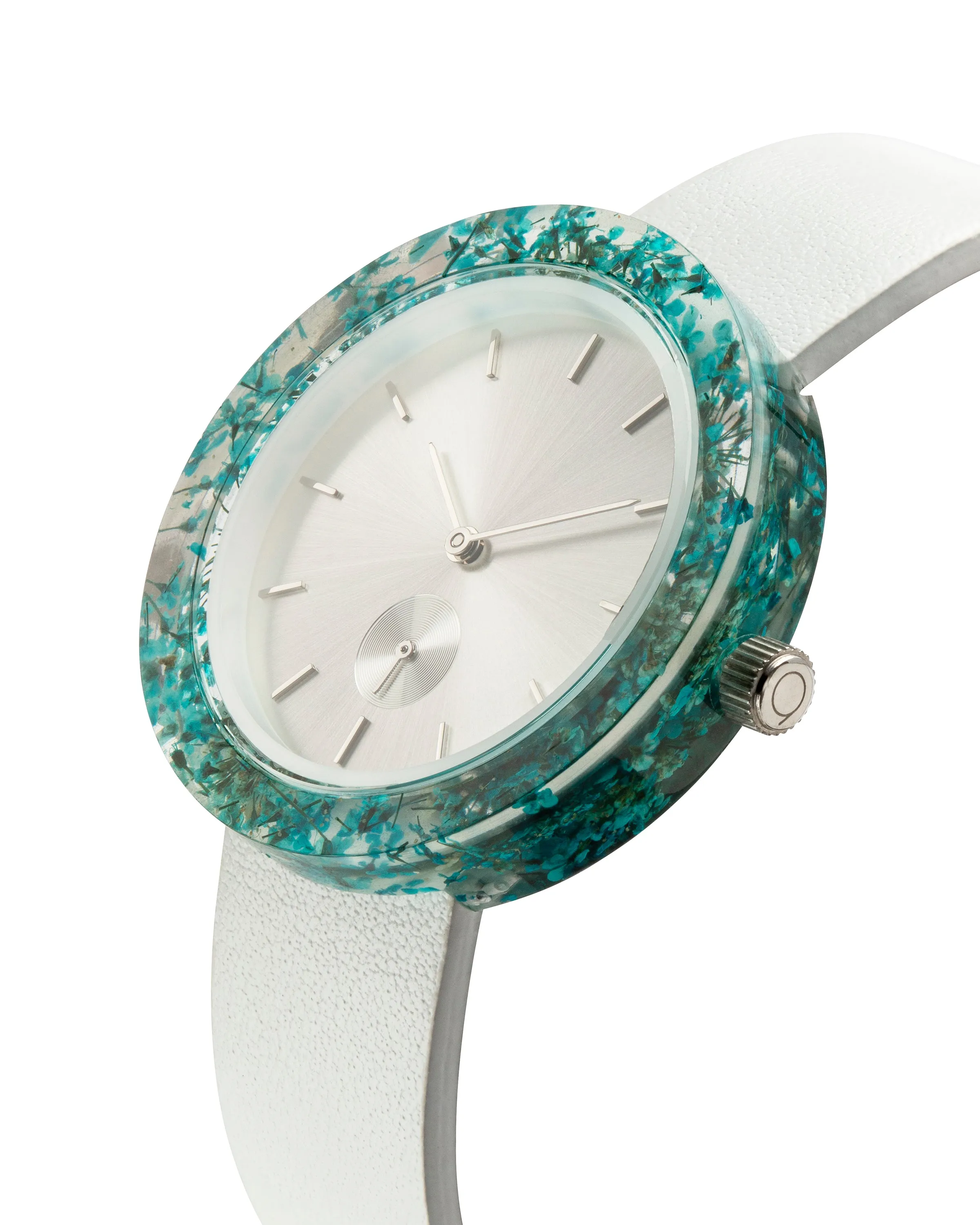 Blue Queen Anne's Lace Botanist Watch