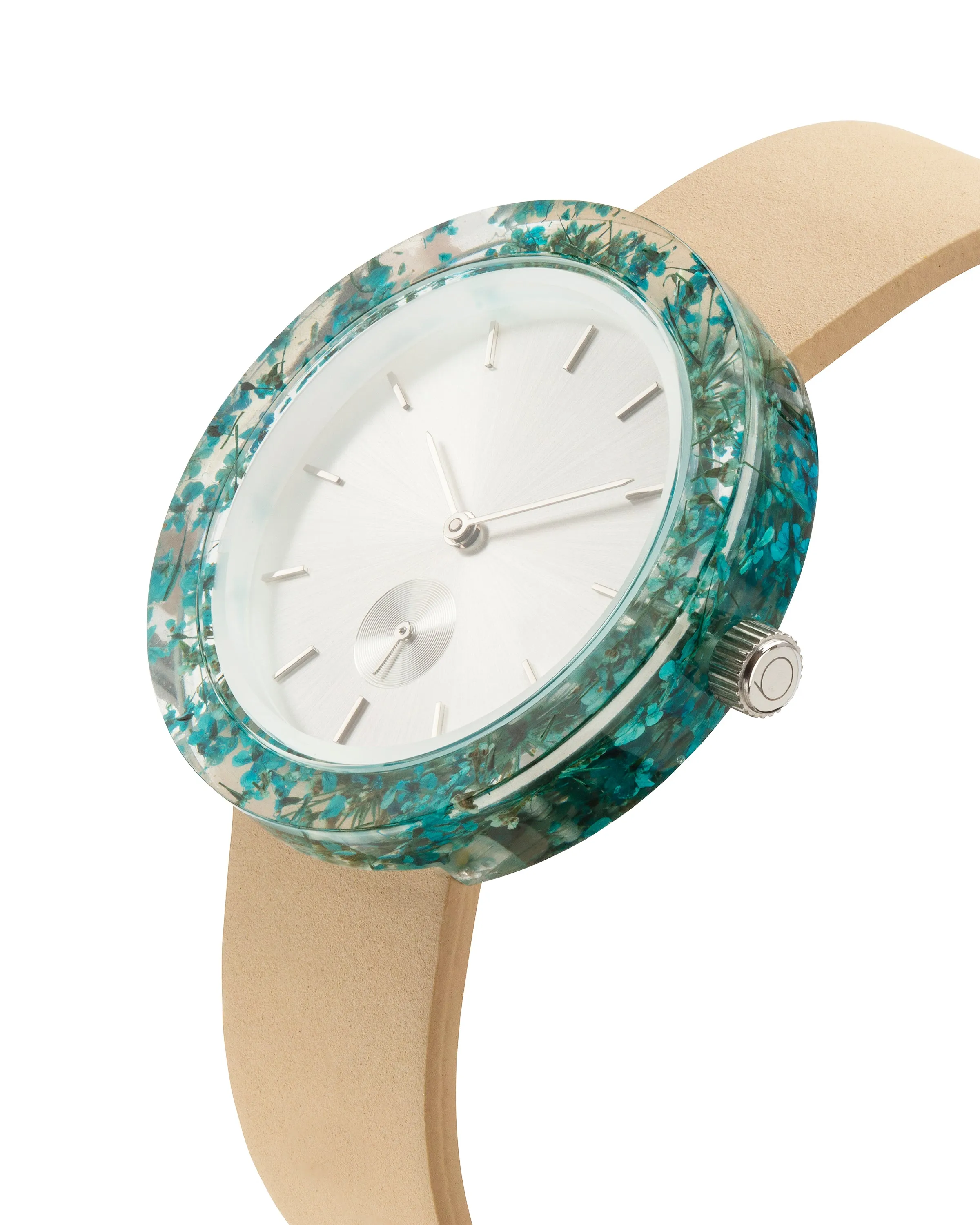 Blue Queen Anne's Lace Botanist Watch