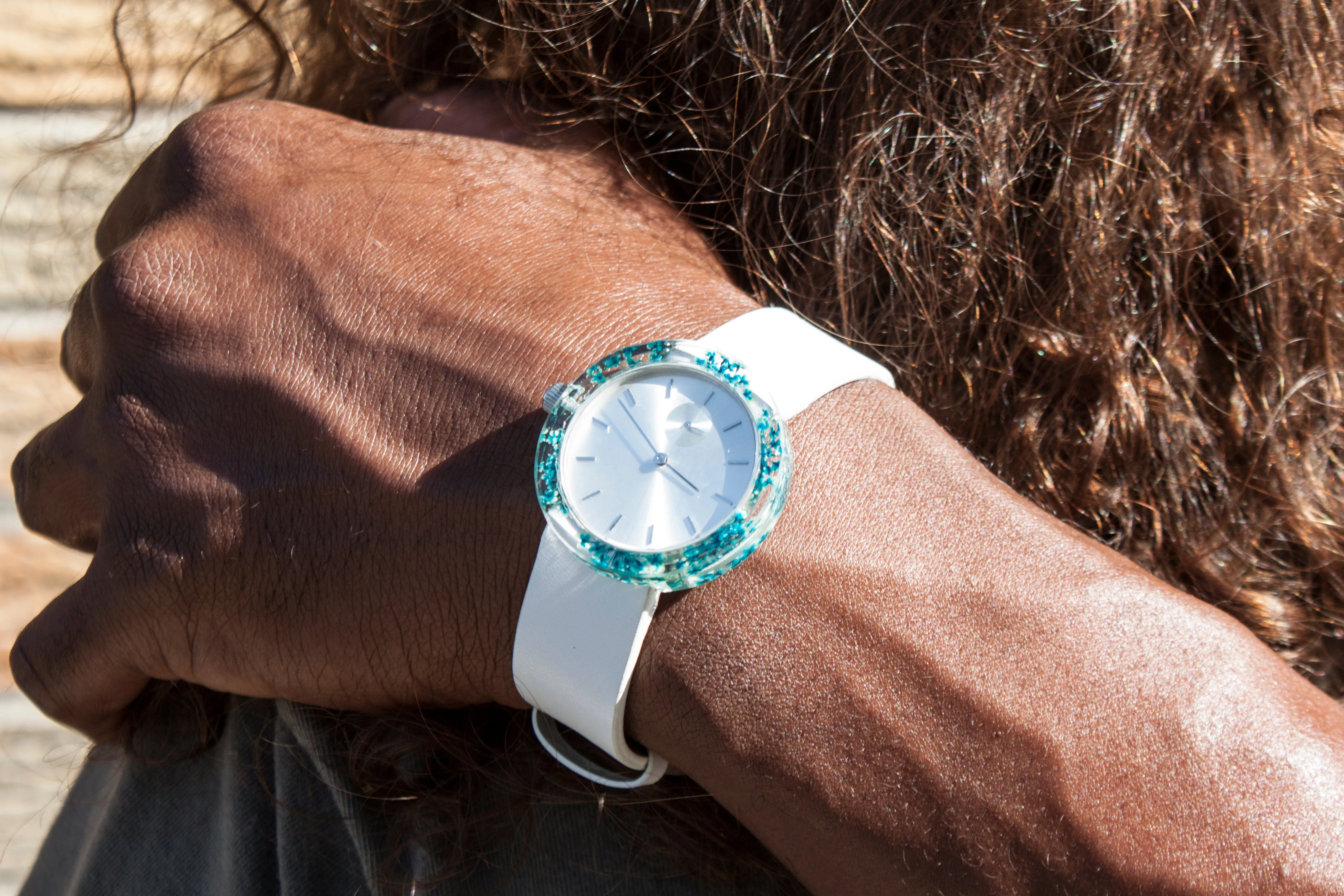 Blue Queen Anne's Lace Botanist Watch