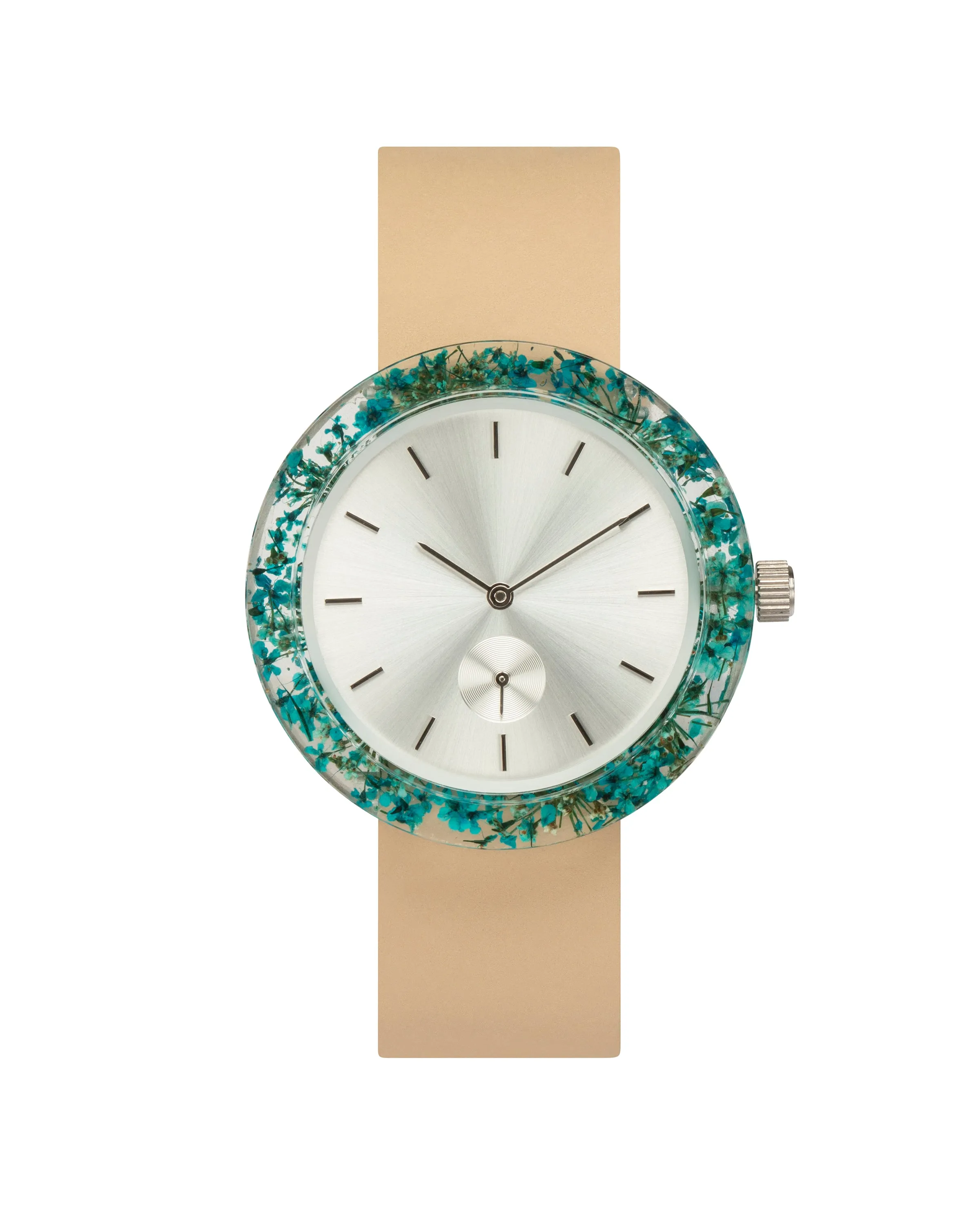 Blue Queen Anne's Lace Botanist Watch