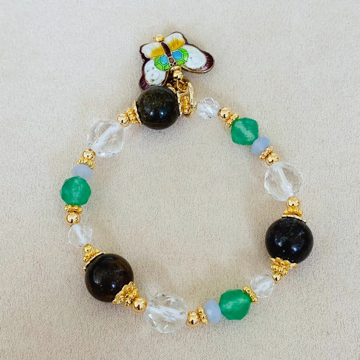 Bronzite Butterfly Bracelet