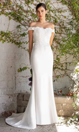 Elegant Cinderella Divine Bridal Gown CH238W - White Wedding Dress