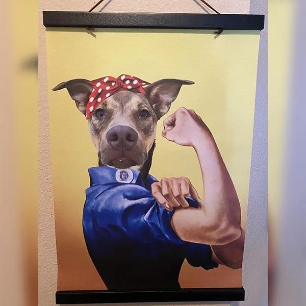 Custom Pet Art Hanging Canvas