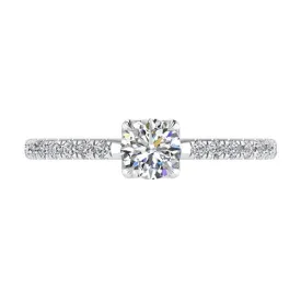 Diamond Crown Engagement Ring Side Stones (0.40 ct. tw)