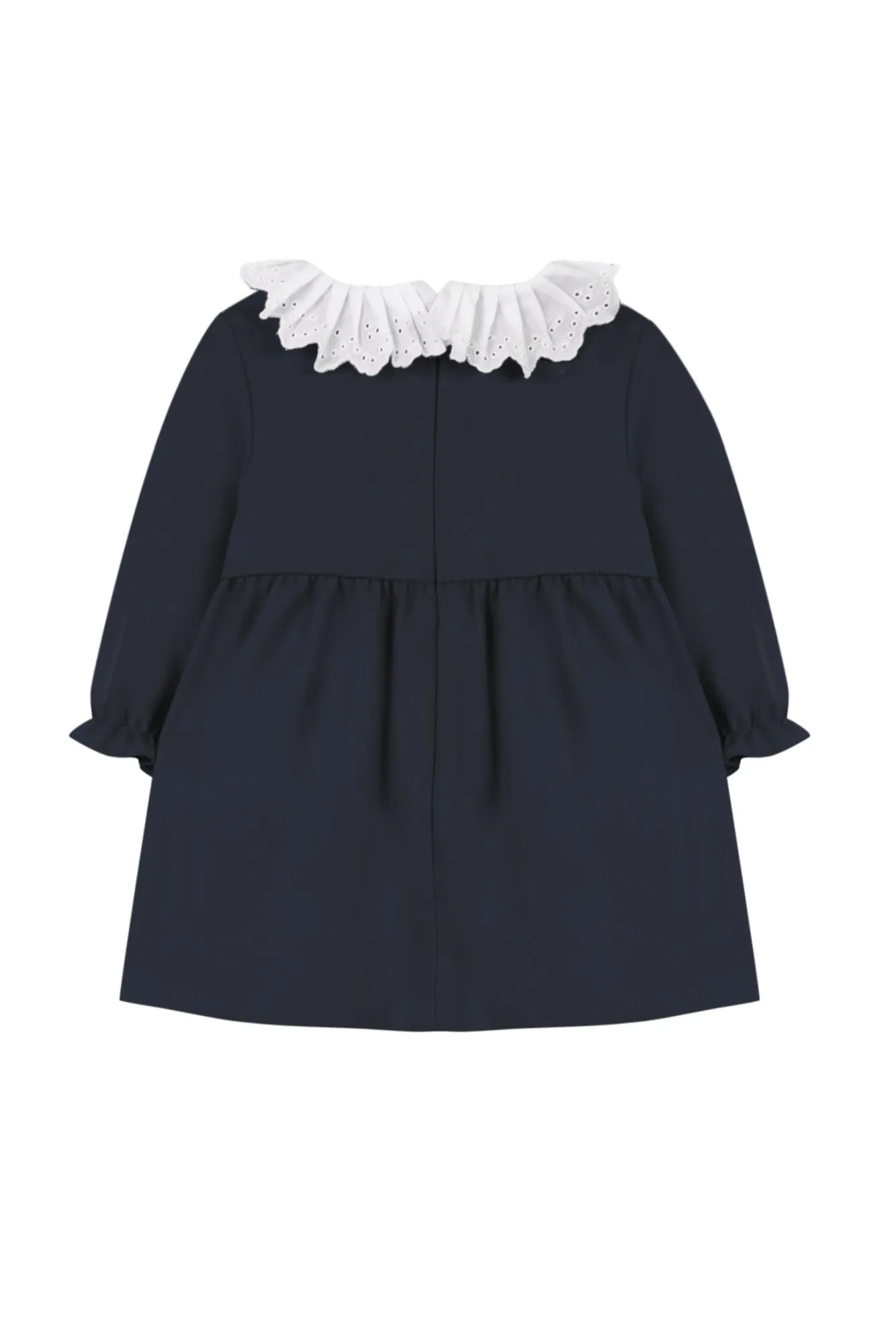 Dress - Navy smocked