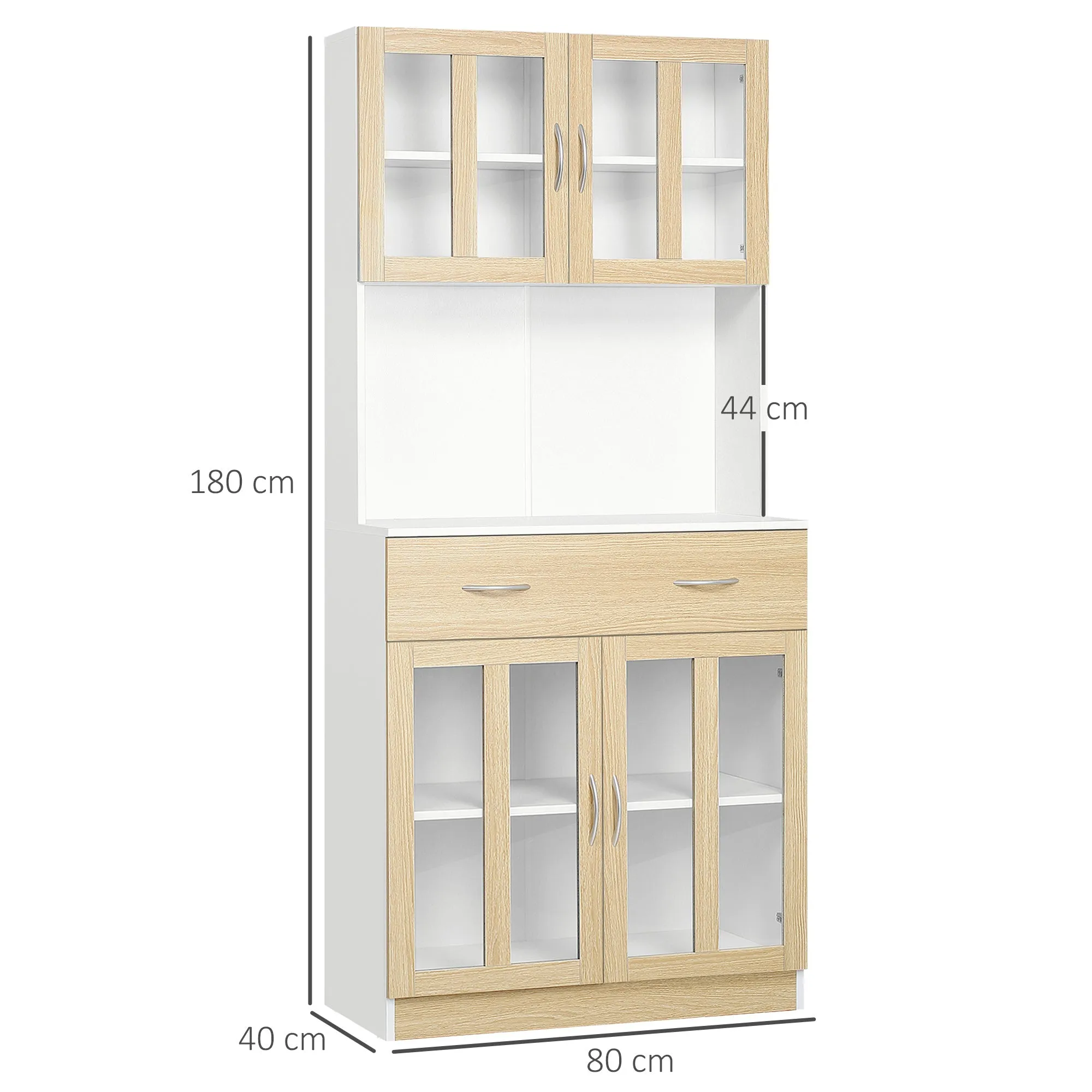 Homcom Modern Kitchen Cupboard