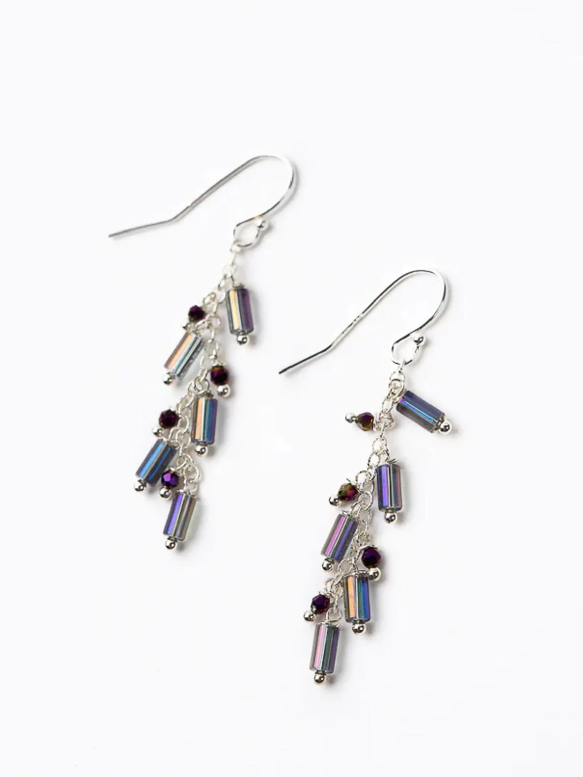 Horizon Beaded Crystal Dangles by Anne Vaughan