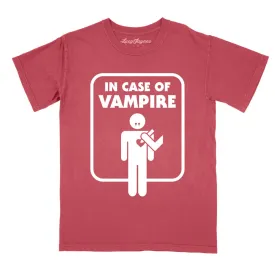 In Case of Vampire Comfort Colors Tee