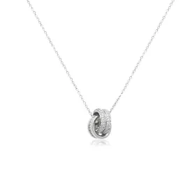 Interlocking Cubic Zirconia Necklace