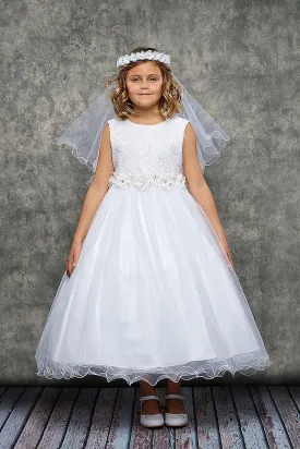 Lace Glitter Tulle Girls Dress