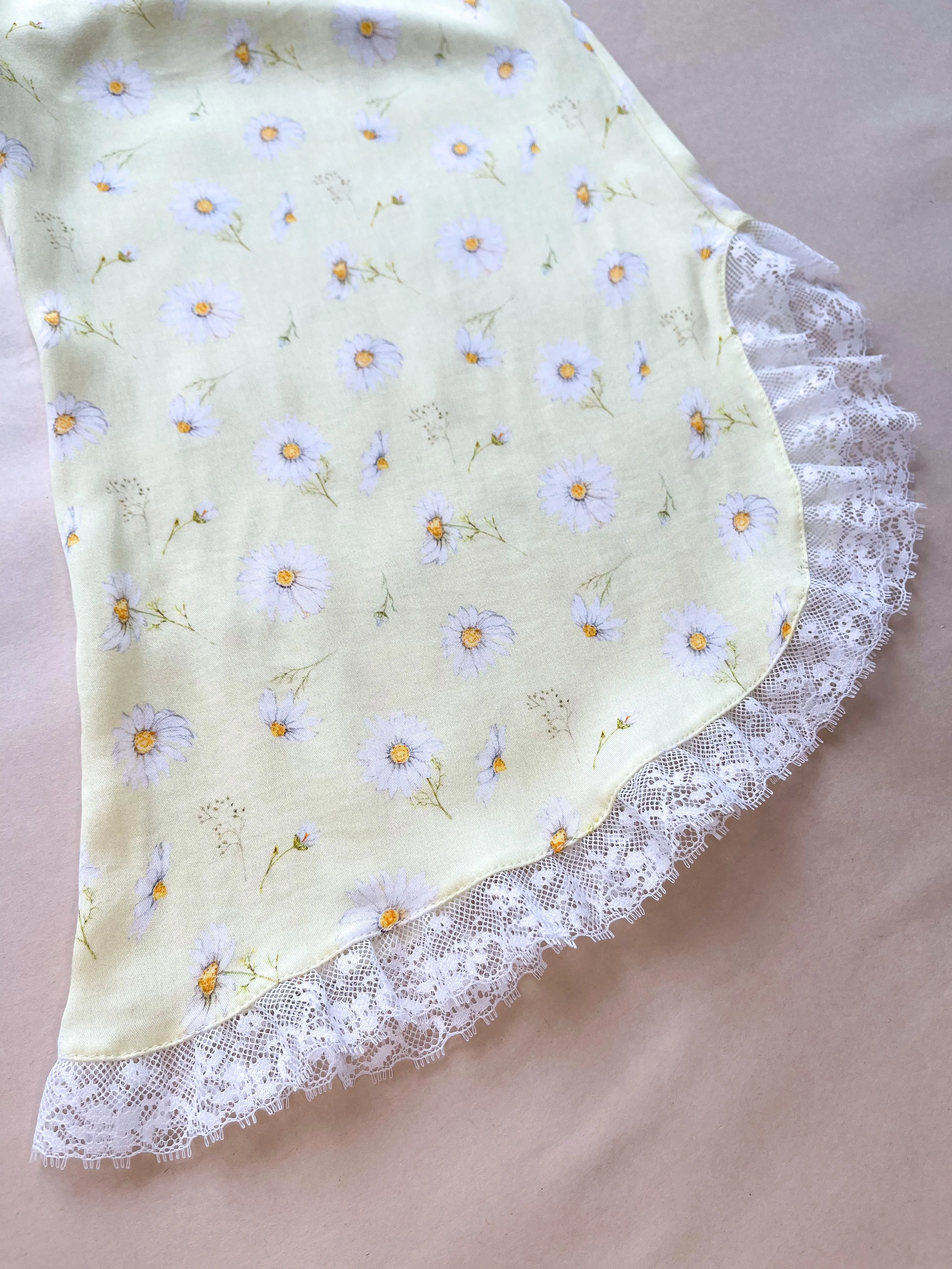 MILANA - GIRLS VISCOSE PYJAMA YELLOW DAISY PRINT