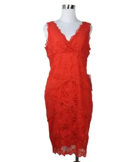 Nicole Miller Red Lace Dress sz 6