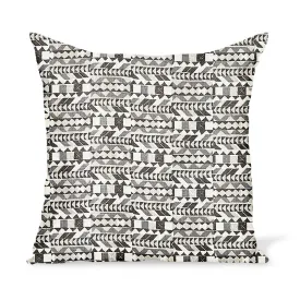 Peter Dunham Textiles Zaya in Charcoal/Gray Pillow