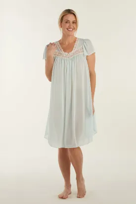 Silk Essence Sheer Short Nightgown