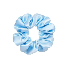 Sweet Dreams Silk Scrunchie in Sky Blue