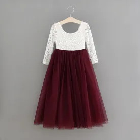 The Jocelyn Dress - Burgundy