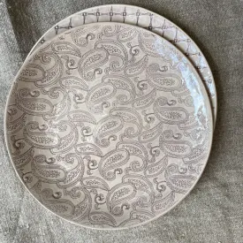 Wonki Ware 28cm Dinner Plate  - Aubergine Wash or Lace